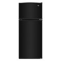 17.5 cu. ft. Top-Freezer Refrigerator w/ Ice Maker, Contour Doors - Black