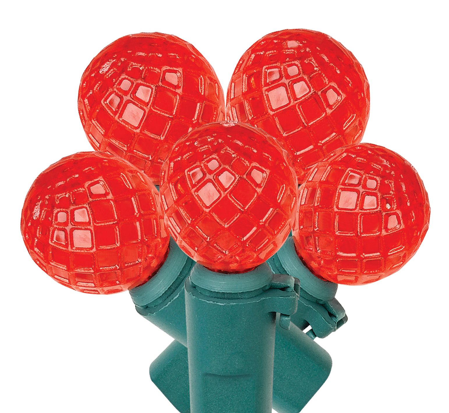 UPC 029944492719 product image for Trim A Home Globe Shape LED Christmas Light Set - Red, 50 Ct | upcitemdb.com