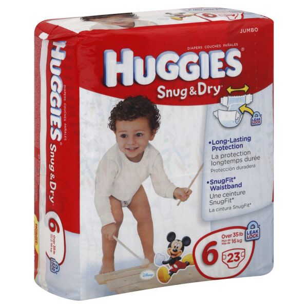 UPC 036000406696 - Huggies Snug & Dry, Leak Lock Diapers ...