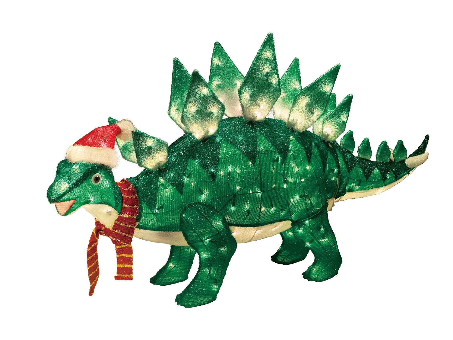 Trim A Home reg 60in Animated Lighted Christmas Stegosaurus