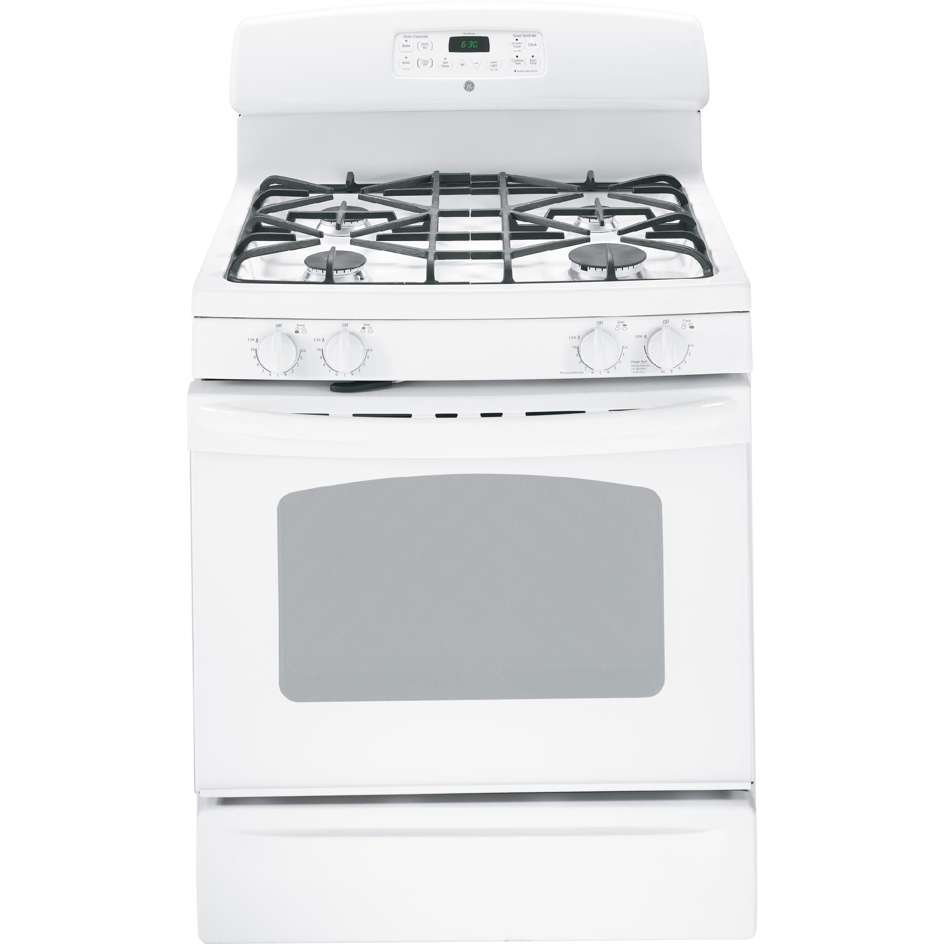 GE 30" Freestanding Gas Range (JGB281DERWW) at Sears.com