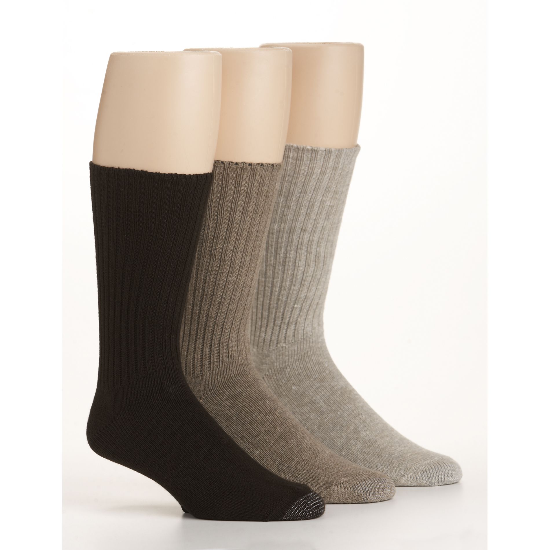 Silvertoe Men's 3Pairs Cotton Crew Socks Shop Your Way Online