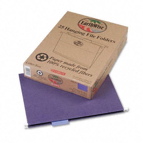 Pendaflex PFX74535 100percent Recycled Colored Hanging File Folders