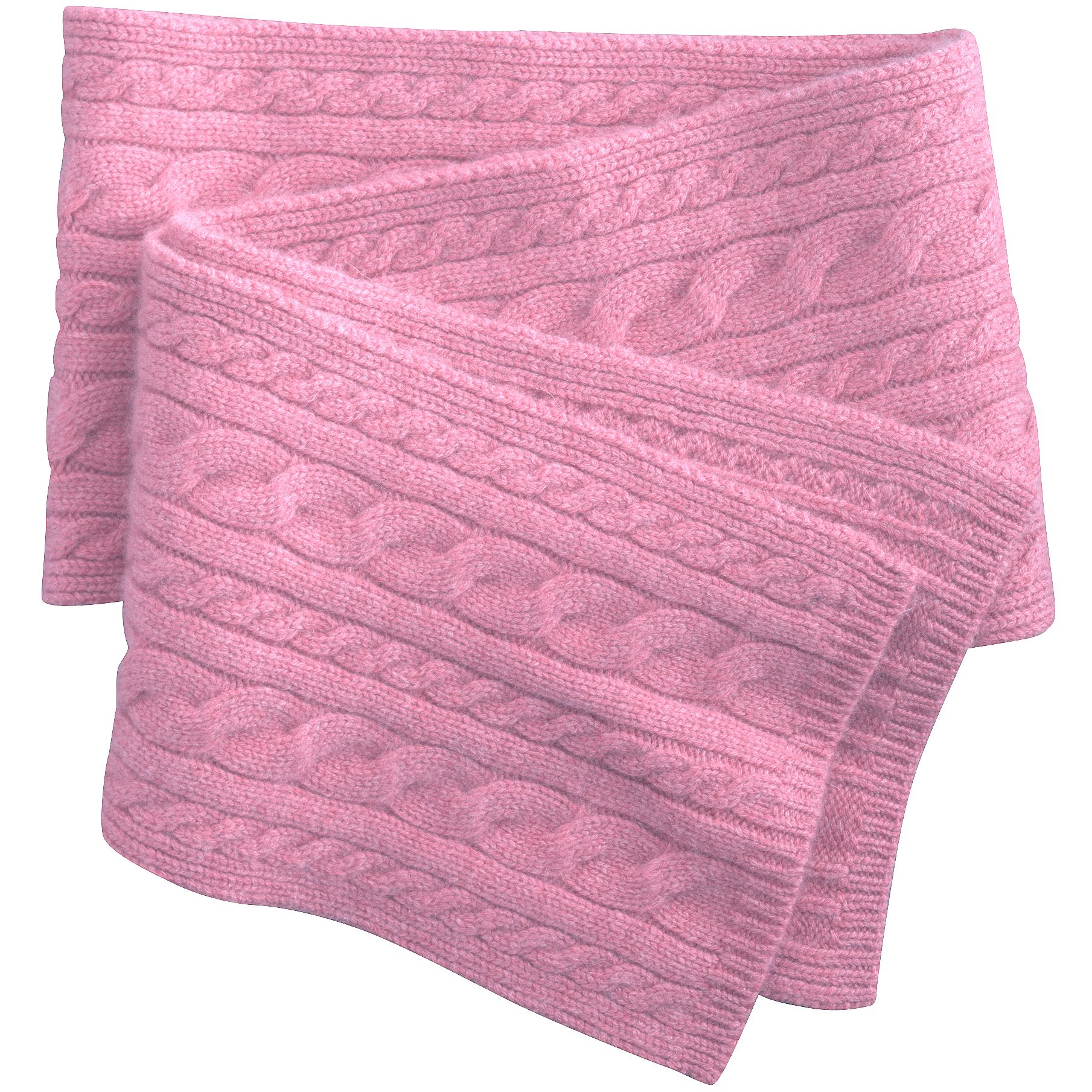 Lands' End Cashmere Cable Knit Scarf at mygofer.com