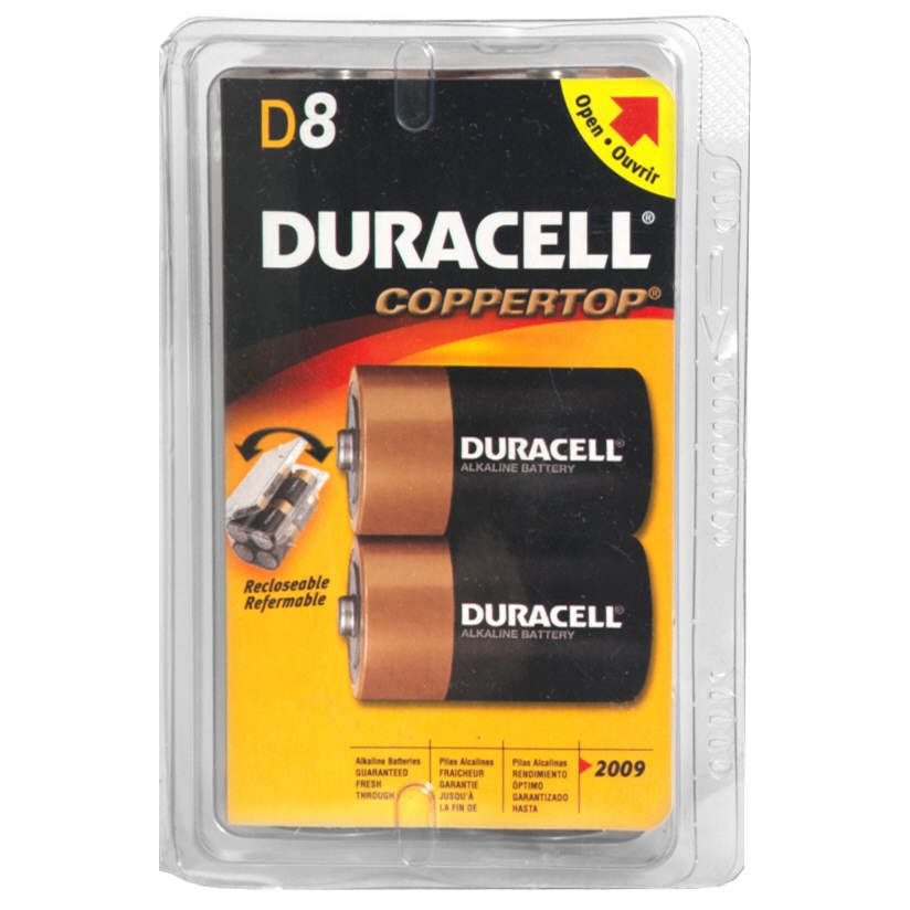 Duracell CopperTop D Alkaline Batteries, 8 pk. at Kmart.com