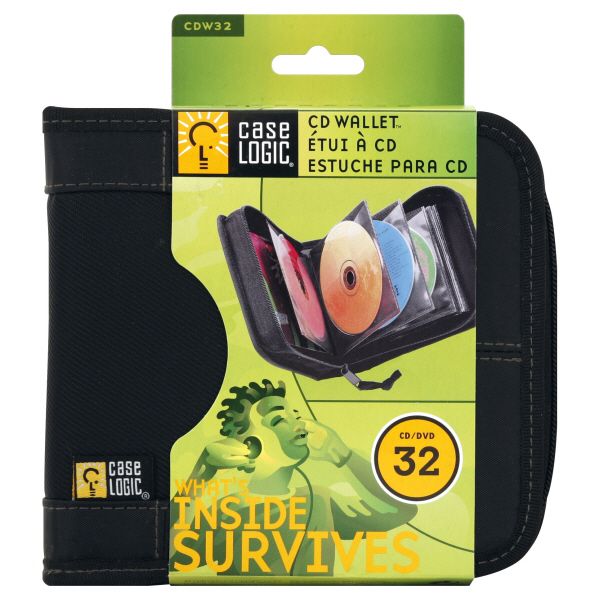 Case Logic&nbsp; CD Wallet, 32 CD/DVD, 1 wallet