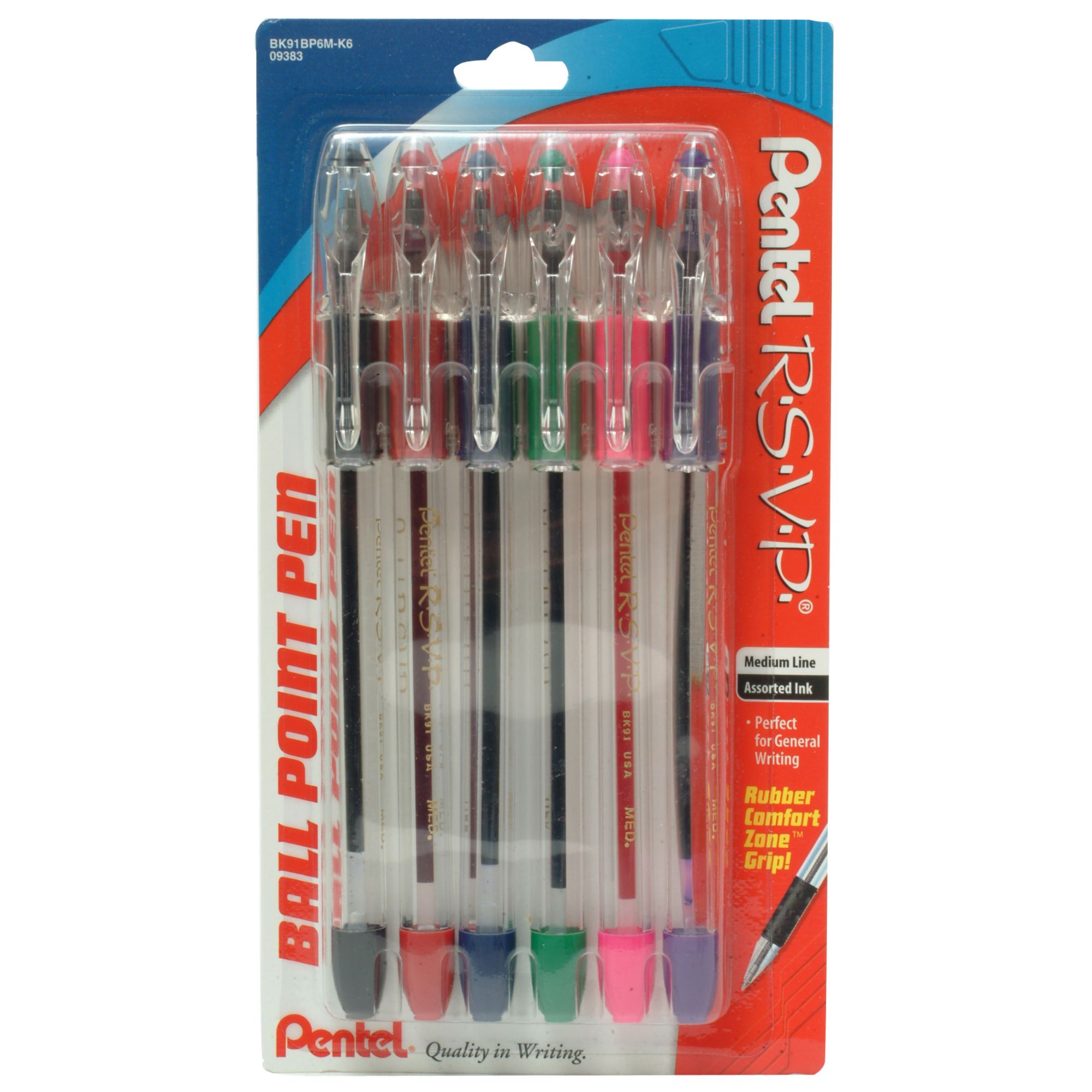 UPC 072512093832 Pentel R.S.V.P. Ballpoint Pen Medium Line Assorted