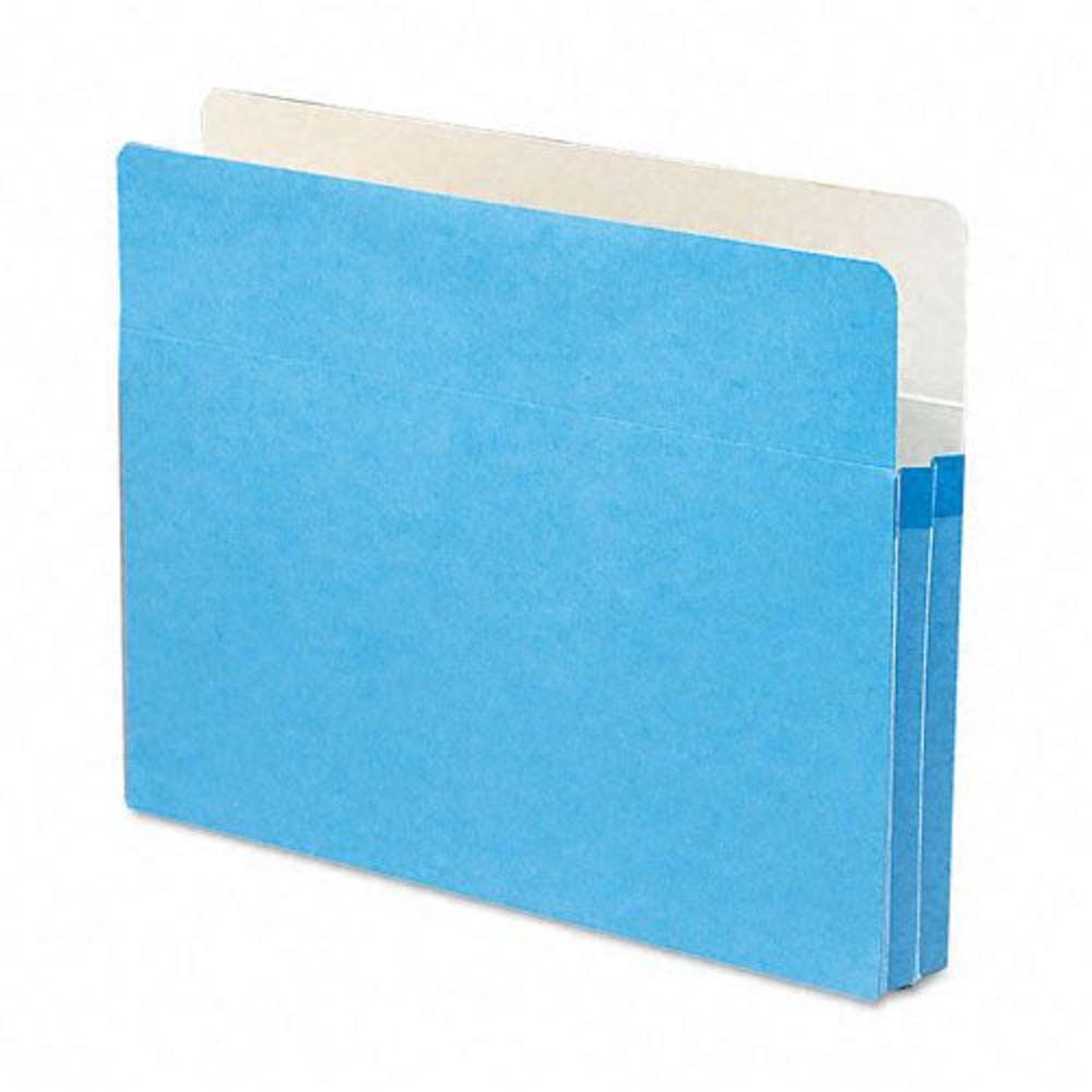 1 3/4" Expansion Tab File Pocket, Letter, Blue