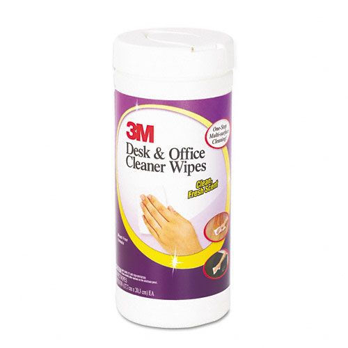 3M All-Purpose Cloth Wet Wipes, 7x8, 25/canister