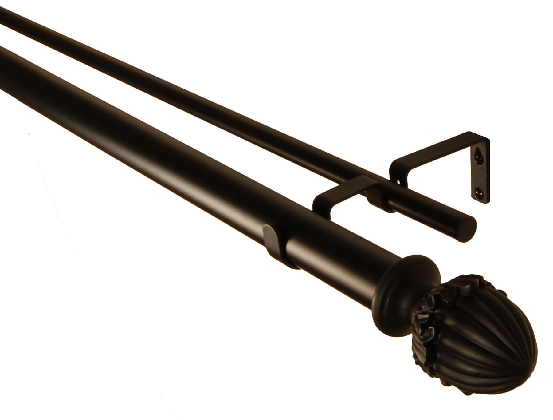 Kenney Manufacturing Ashby Cafe 7/16 in. Diameter Curtain Rod Home