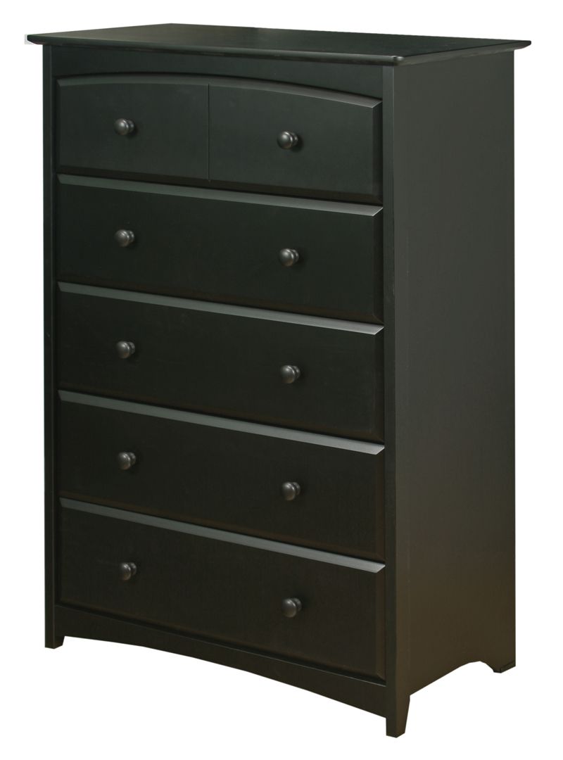 Stork Craft Beatrice 5 Drawer Chest - Black at Kmart.com