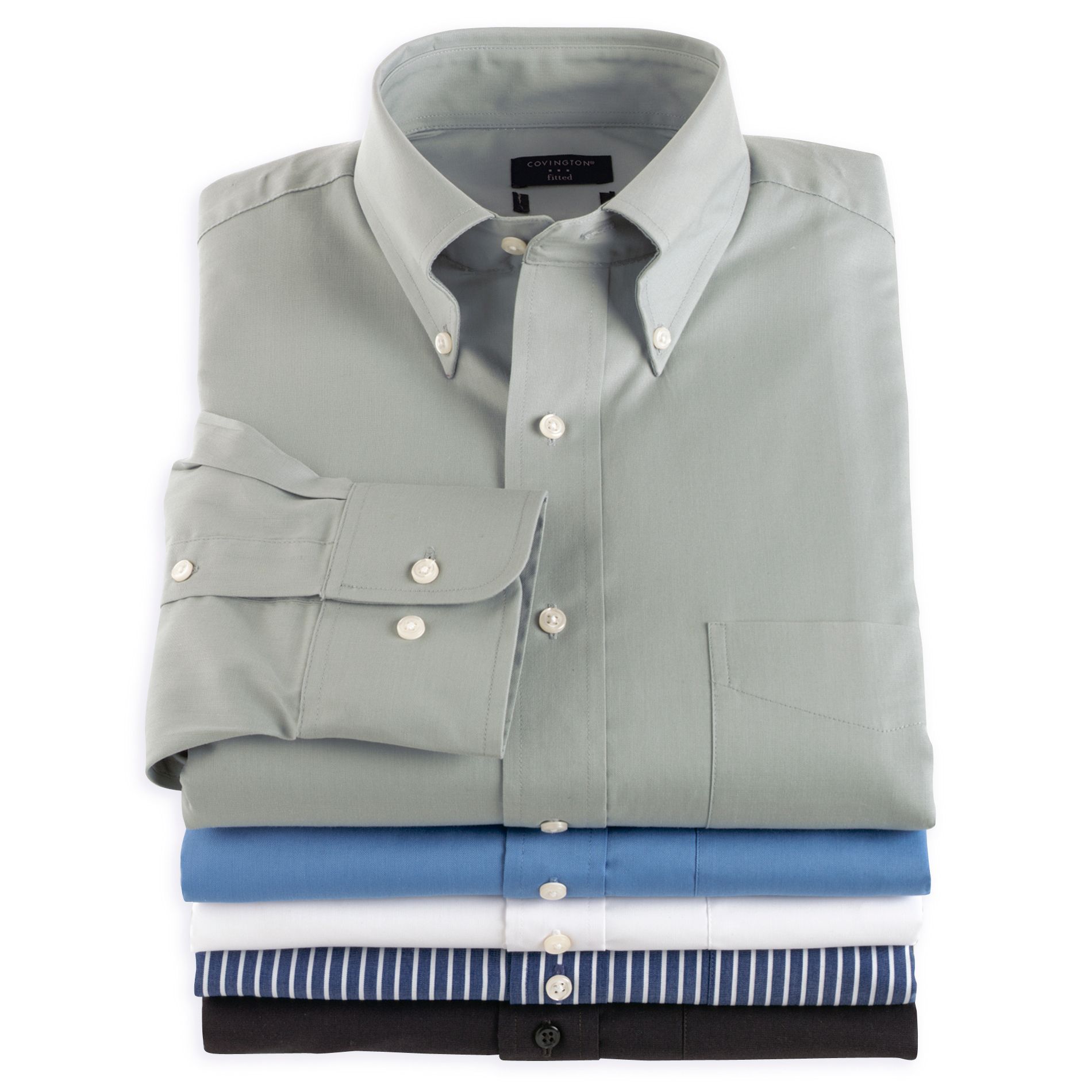 Covington Long Sleeve Performance Fitted Dress Shirt at Kmart.com