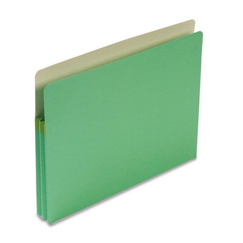 1 3/4" Expansion Tab File Pocket, Letter, Green