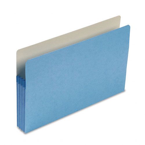 3 1/2" Expansion Tab File Pocket, Legal, Blue