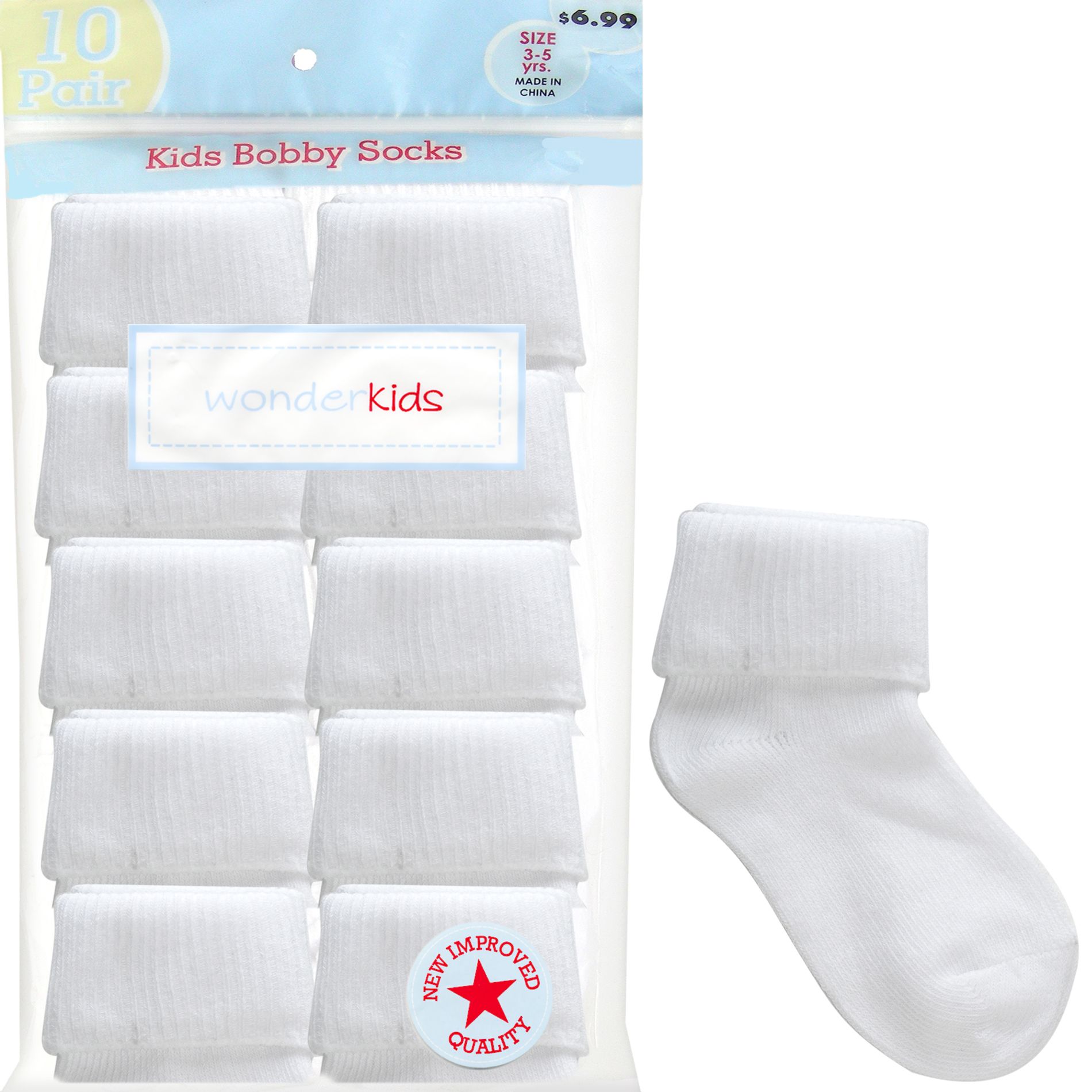WonderKids Kid's Bobby Socks at Kmart.com