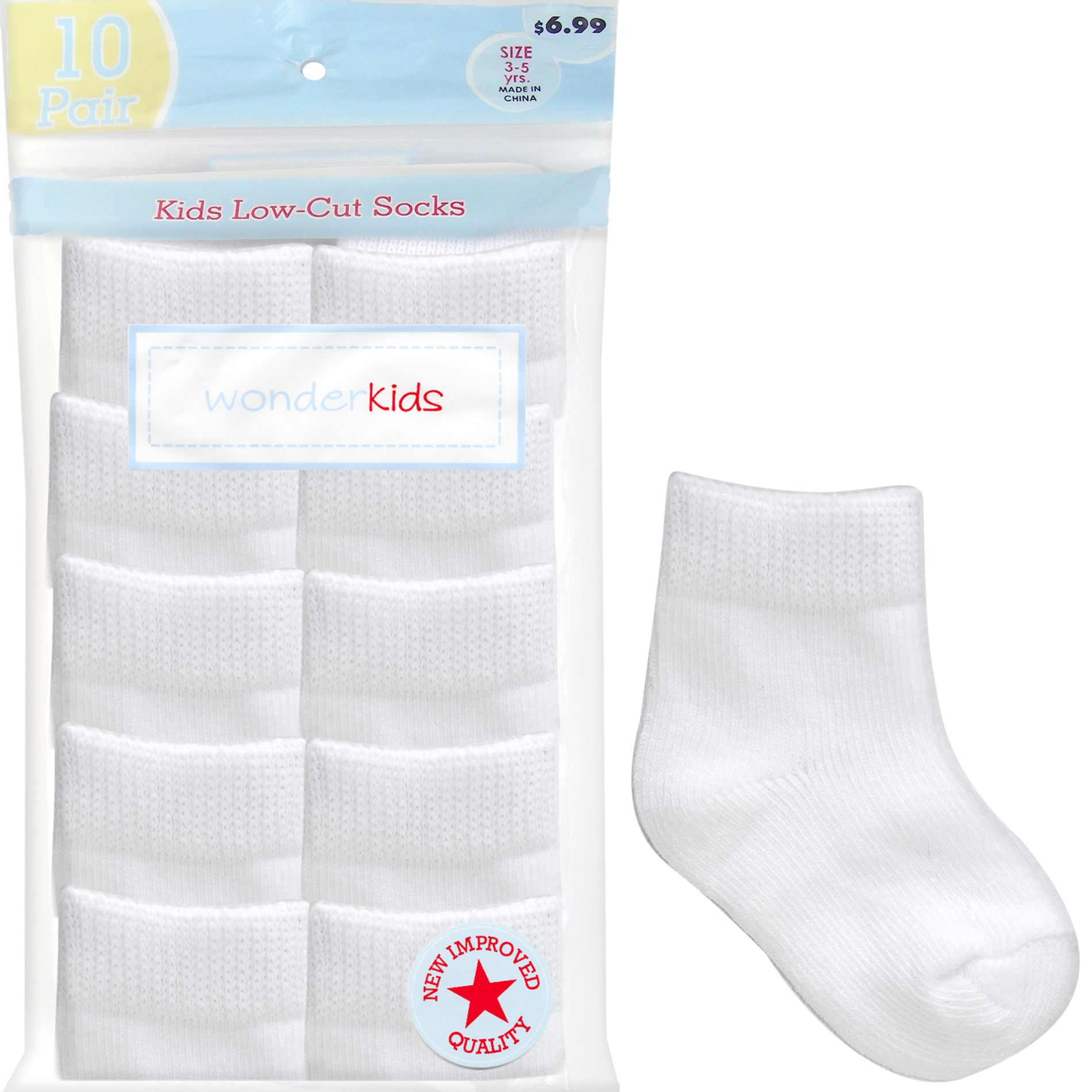 WonderKids Newborn Low Cut Socks at Kmart.com