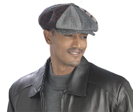 Excelled Men's Wool Patchwork Newsboy Cap at Kmart.com