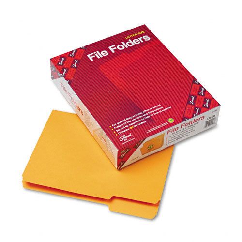 File Folders, 1/3 Cut, Top Tab, Letter, Goldenrod
