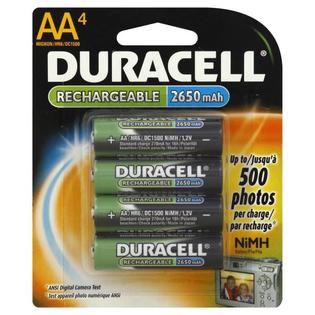 duracell 2650 aa batteries rechargeable mah