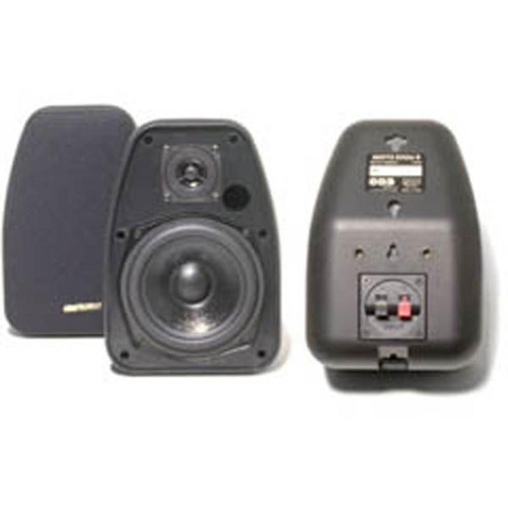 B.I.C. America ADATTO DV-52SIB 5.25" 2-Way Indoor/Outdoor 125-Watt Speakers - Black