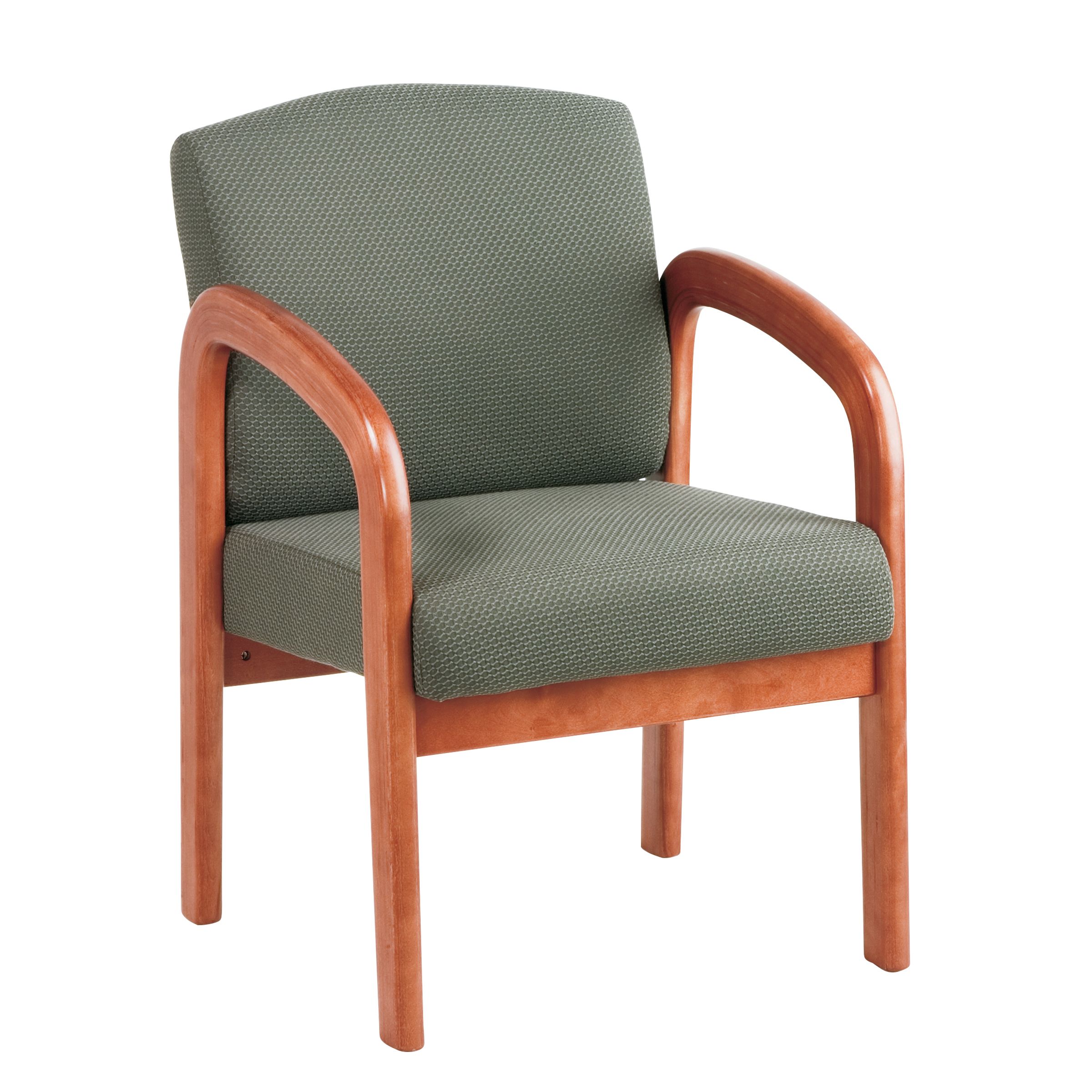 Office Star Oak Wood Visitors Chair - Moss (Crave) Fabric at Kmart.com