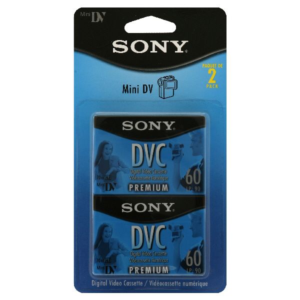 UPC 027242220799 product image for Sony DVC for Mini DV, Premium Grade, 60 Min., 2 pack - SONY TAPE SALES COMPANY | upcitemdb.com