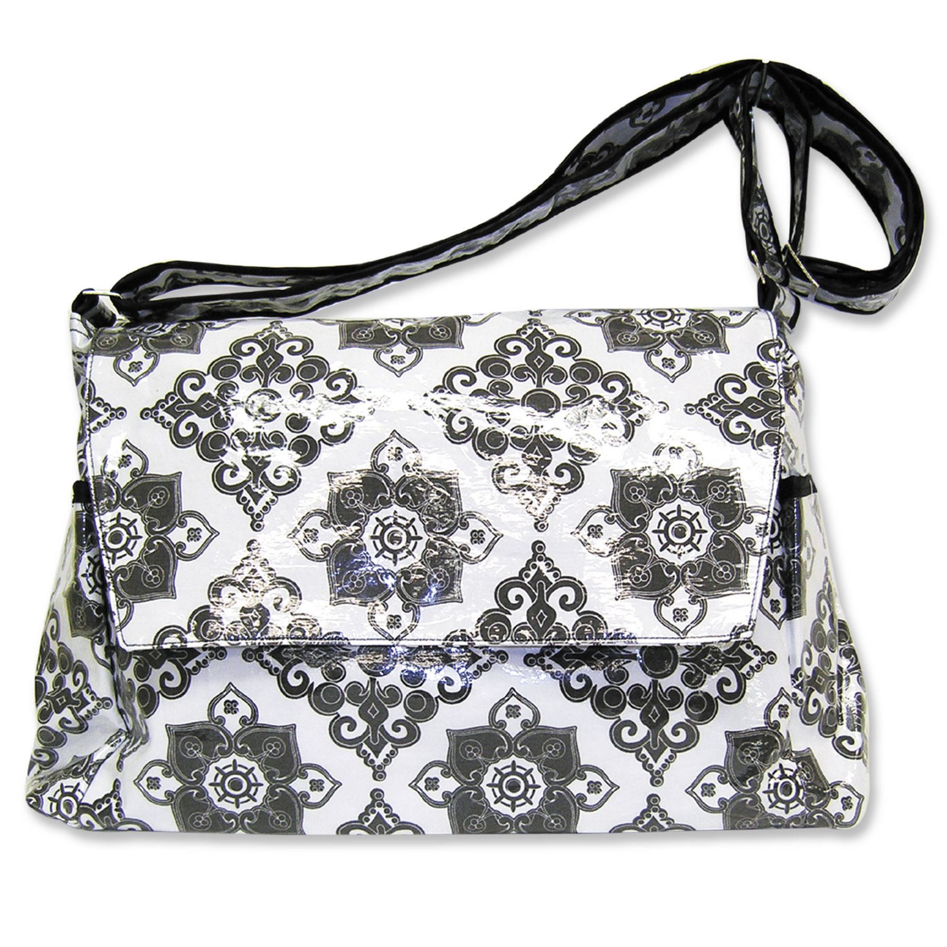 Trend Lab Baby Messenger Bag, Versailles Black & White at Kmart.com
