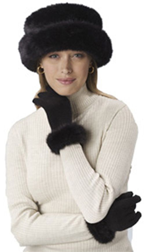 Excelled Faux Fur Bretton Hat - PECAN at Kmart.com