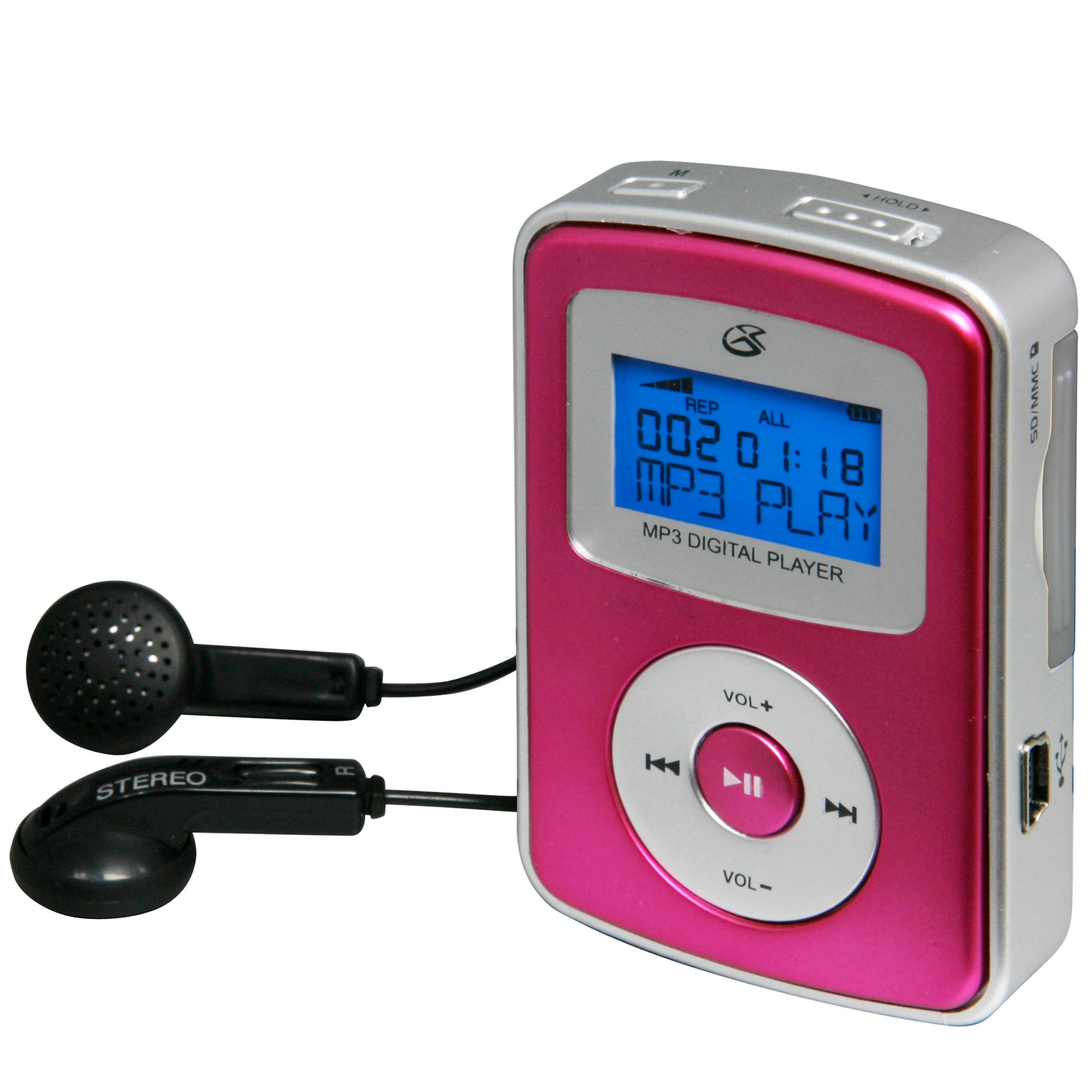 GPX 1GB Digital Audio Player Pink Shop Your Way Online Shopping