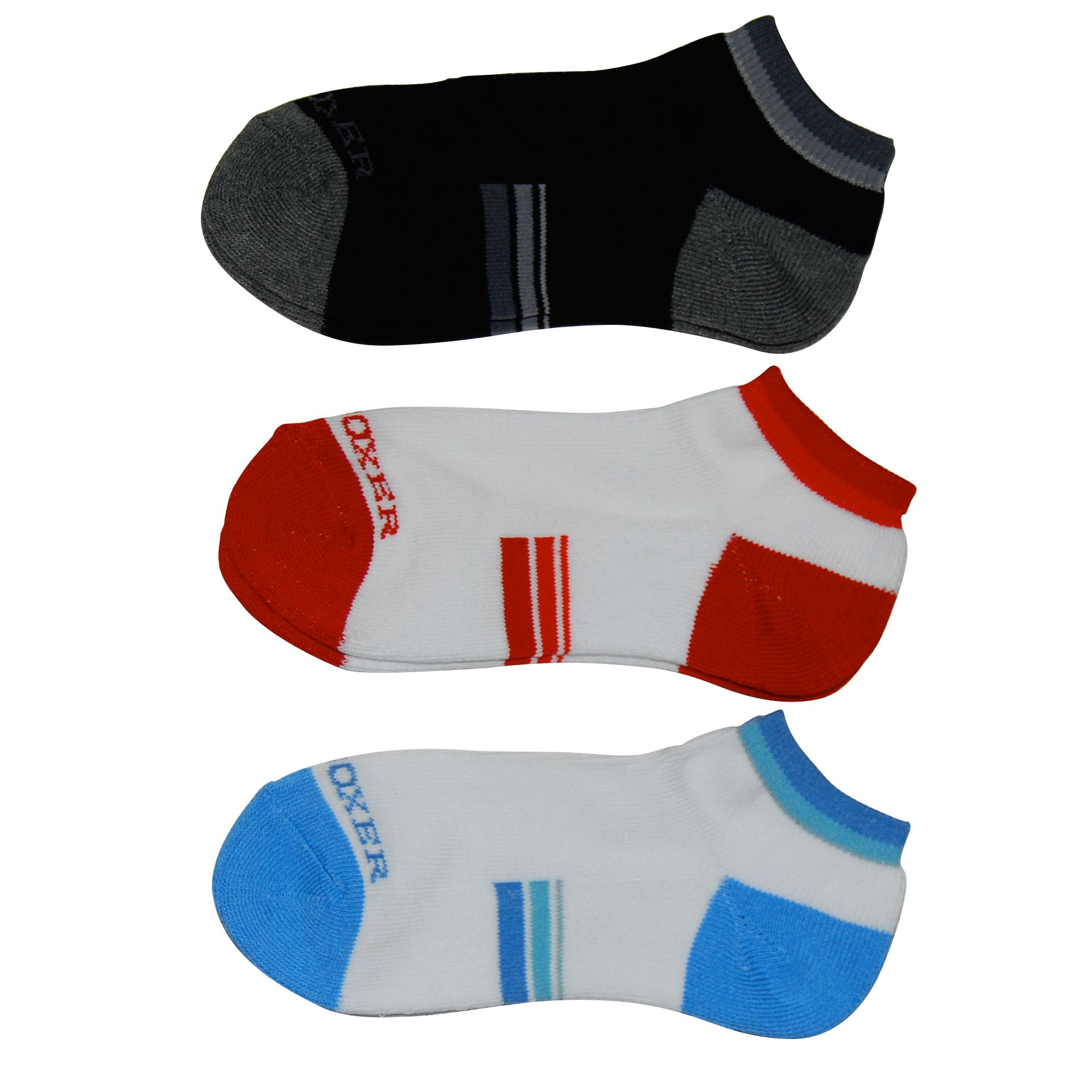 Joe Boxer Boy's 3 Pack Low Cut Socks - Multicolor at Kmart.com