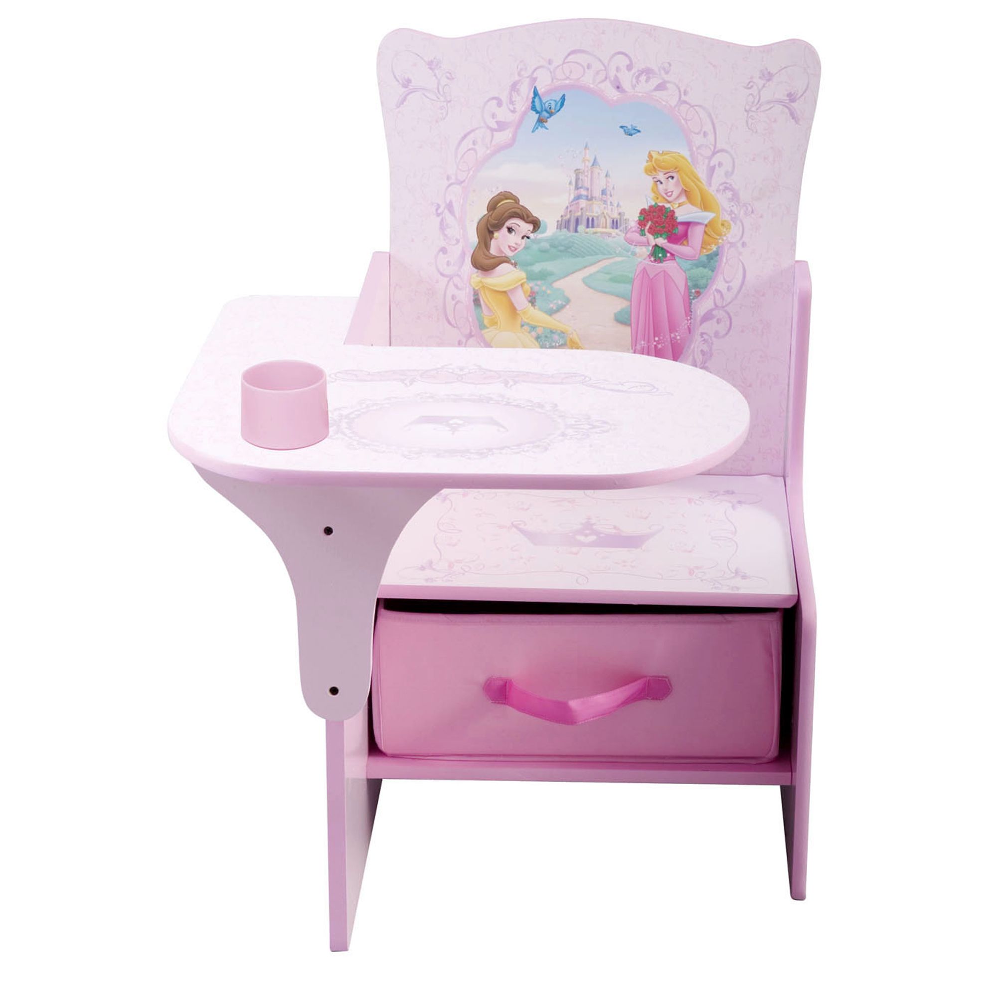 Disney Princess Chair Desk with Pull out under the Seat
