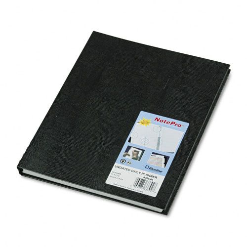 Blueline NotePro Undated Daily Planner, 11 x 8-1/2, Black at Kmart.com