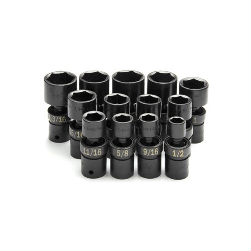S K Hand Tools SOCKET SET IMPACT FLEX 1/2IN. DR 13PC SAE STD 6 PT at Sears.com