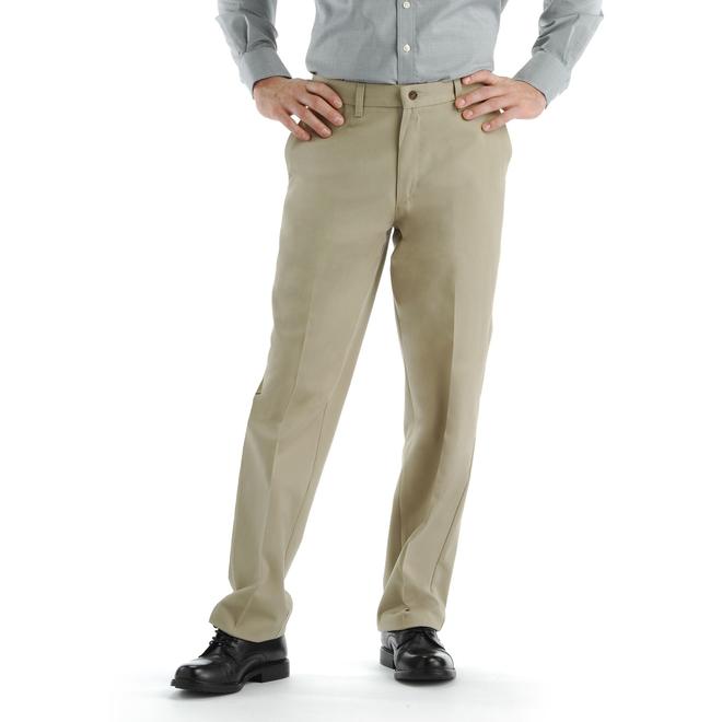 LEE Men's No Iron Flat Front Pant
