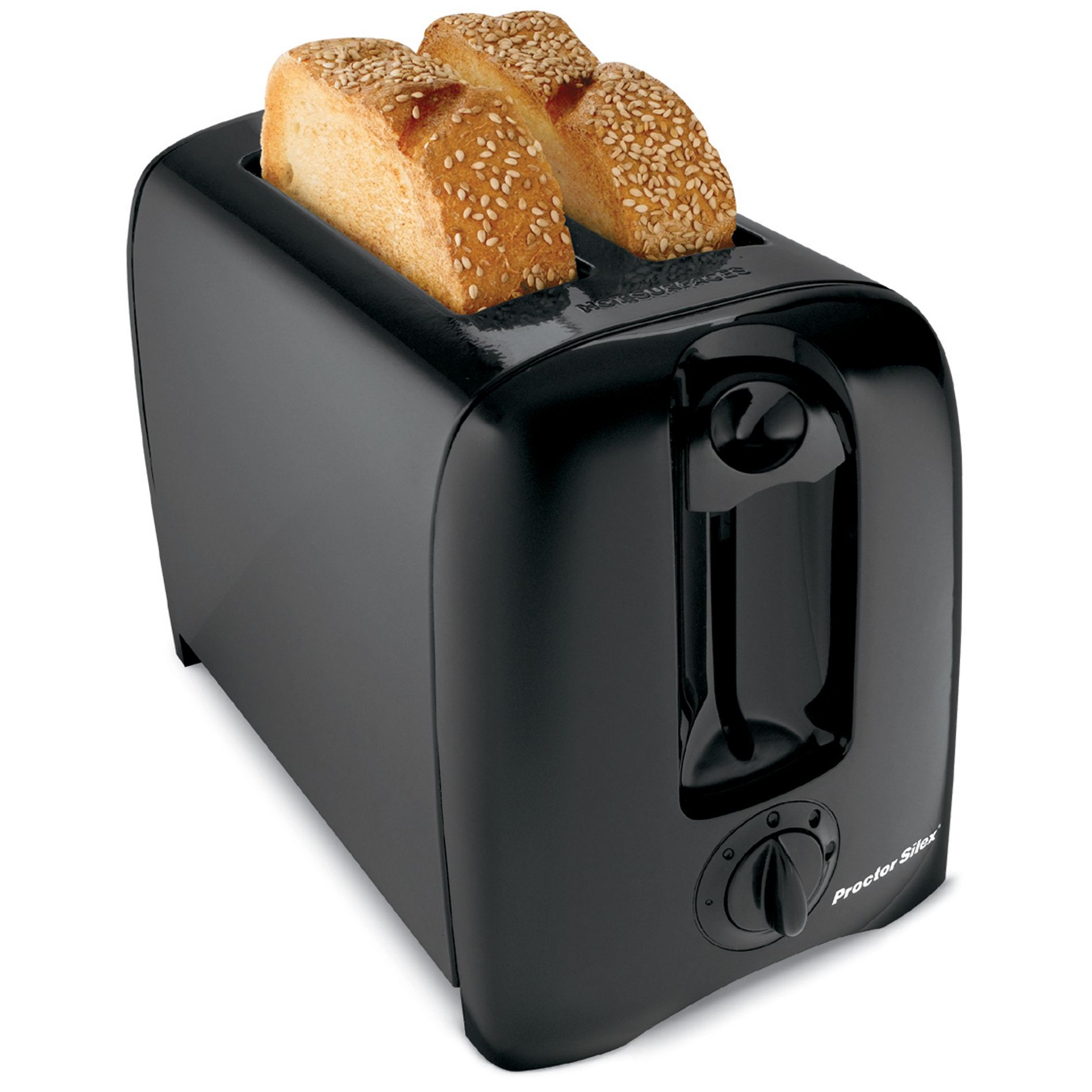 Proctor-Silex 2 Slice Cool Wall Toaster-Black