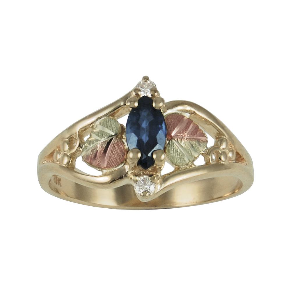 Signature Series Sapphire and Diamond Accent Ring