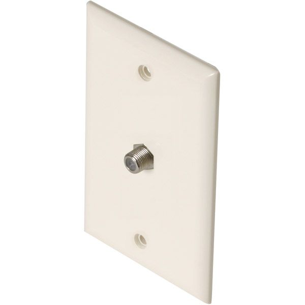 Steren F-Jack Wall Plate - Almond at Kmart.com