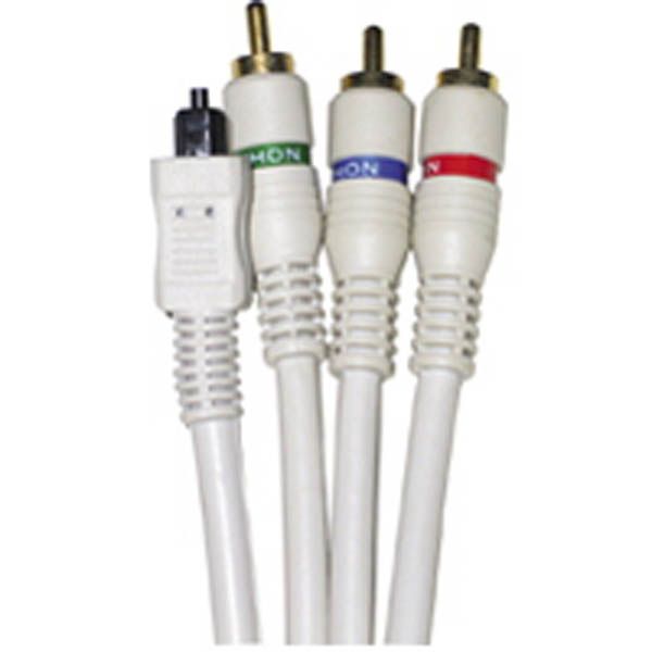 Steren 3foot Component Video/Toslink Fiber Optic Digital Audio Cable at Kmart.com