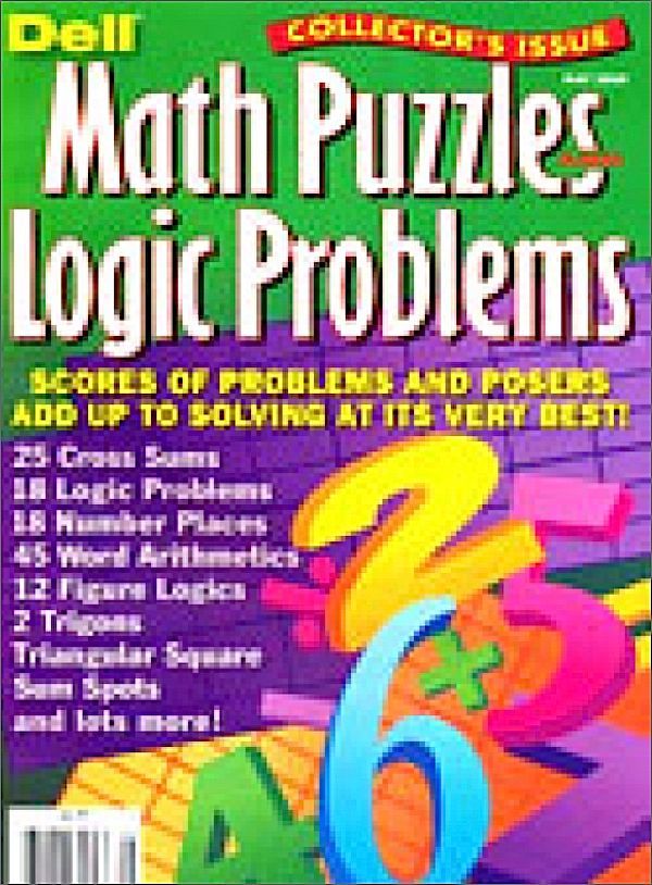 Dell Math Puzzles & Logic Problems Magazine at Kmart.com