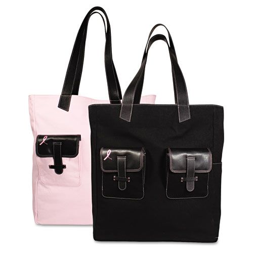 Day-Timer Pink Ribbon Reversible Canvas Tote at Kmart.com