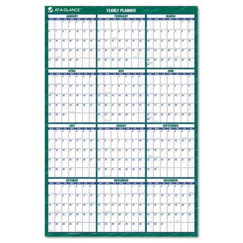 AT-A-GLANCE AAGPM21028 Dated Yearly Wall Planner