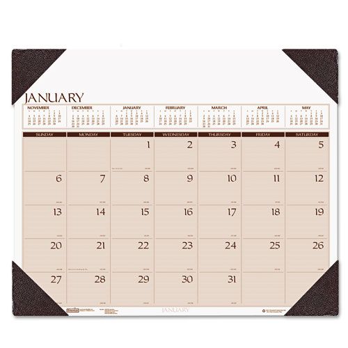 Executive Monthly Desk Pad Calendar