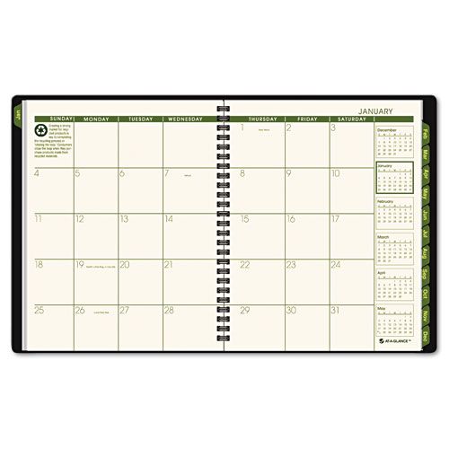 Recycled Classic Monthly Large Desk Planner