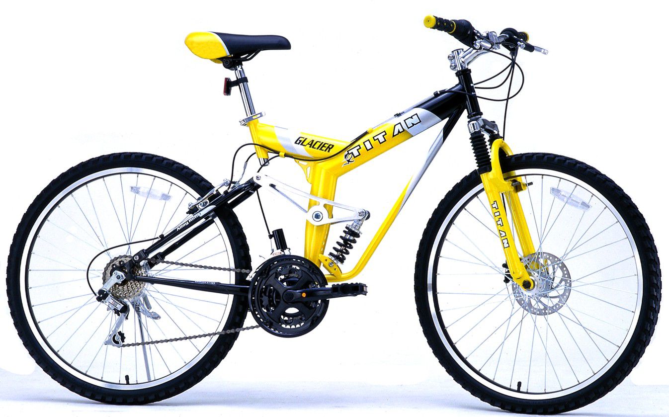 Titan Punisher Dual Suspension AllTerrain Bicycle Fitness & Sports