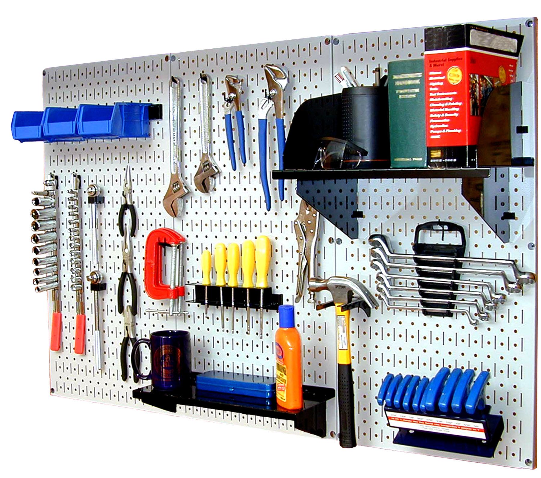 Wall Control Standard Workbench Metal Pegboard Tool Organizer - Tools ...