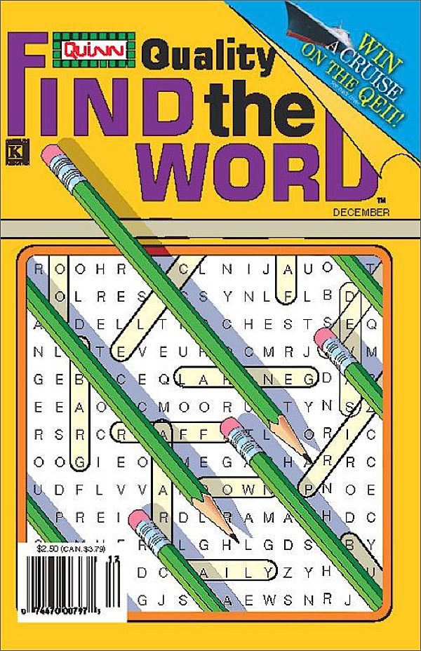 Quality Find the Word Magazine