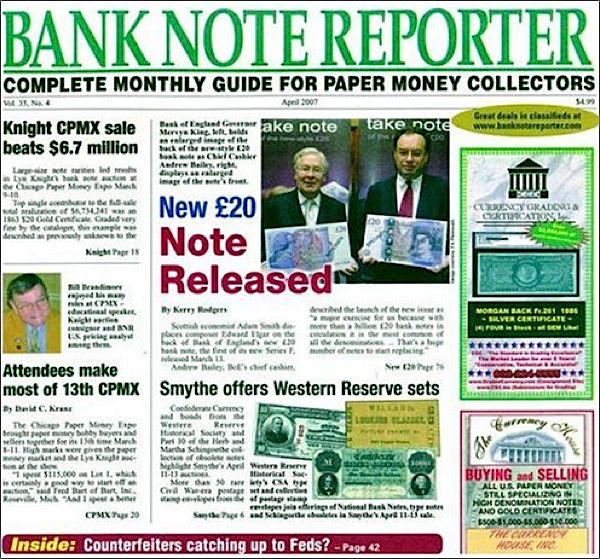 Banknote Reporter Magazine