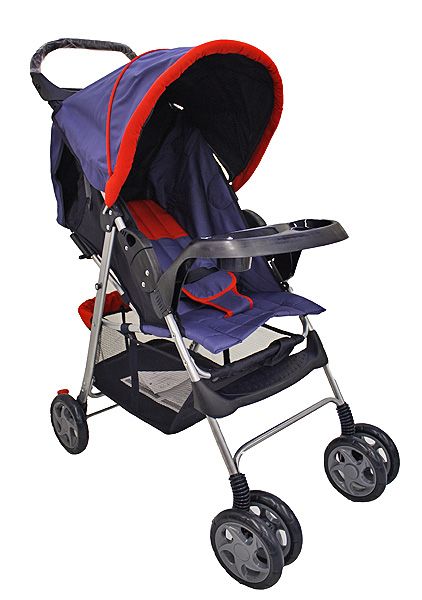 Dream On Me Reclining Stroller With Console, Red/Blue at Kmart.com