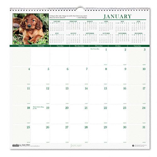 House of Doolittle&nbsp; Monthly Wall Calendar