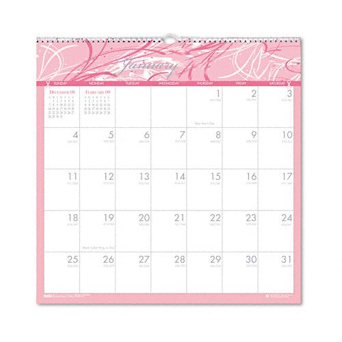 Breast Cancer Awareness Monthly Wall Calendar